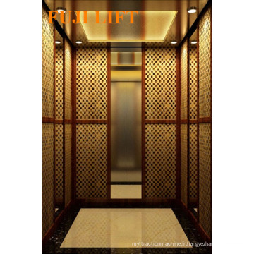 Ascenseur luxueux pour passagers avec sol en PVC